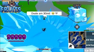 Use ice if you want free bounty!! Braindead ice combo (+30mil) Blox fruits