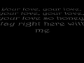 Your Love - Marie Digby (Lyrics)