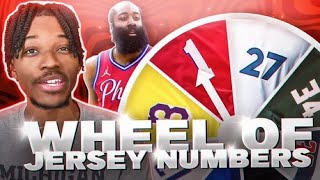WHEEL OF JERSEY NUMBERS REBUILD IN NBA 2K23