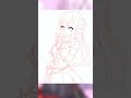 rtしたvtuberさんを描く①【 黒月箔緋 vtuber イラストメイキング 】