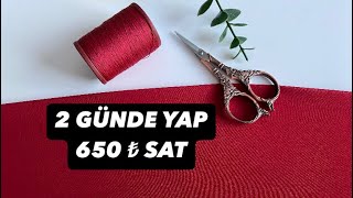 304.YEPYENİ KIRMIZI YAZMAYA ÇOK KOLAY KUM BONCUĞU İĞNE OYASI MODELI 2025/ NEEDLE LACE KNITTING