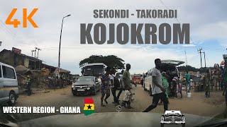 Kojokrom Mpintsin Road Drive Sekondi Takoradi Western Region Ghana 4K