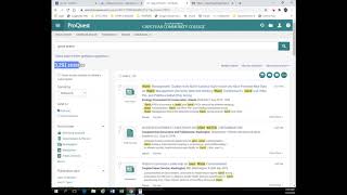 Finding Scholarly Journal Articles with ProQuest Central