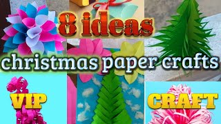 5-Minute Crafts // DIY 8 ideas from cardboard and paper // crismistmas paper craft.