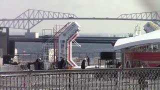 変更されたフィニッシュ地点　東京マラソン2016　Finish Area