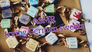 АСМР Пробую немецкие сладости🇩🇪🍬🍫🍭/ASMR Trying German sweets