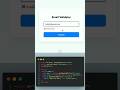 How to Work Email Validator #coding #python #programming #htmltutorial #htmlfullcourse #css #html5