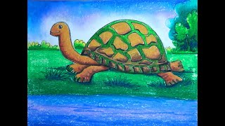 Easy Tortoise drawing|| How to draw a tortoise