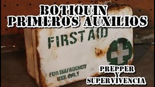 Os Muestro MI BOTIQUIN de PRIMEROS AUXILIOS - Prepper y Supervivencia