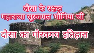 दौसा का इतिहास जो कभी नही सुना होगा || दौसा का गौरवमय इतिहास जानिए || दौसा किला सागर देवगिरि इतिहास