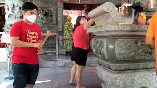 Chinese Culture Penang Lunar New Year CNY Tai Shui Ritual - Signing of Agreement with the General.