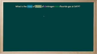 Chem 11 Unit 4 Mass to Volume of Gas Example Video 2