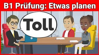 Oral exam German B1 | Plan something together/dialogue | talk Part 3: Game evening