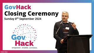 GovHack 2024 - Closing Ceremony