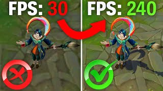 How To OPTIMIZE FPS In League of Legends 2024