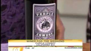 Purple Cowboy Wine on the Today Show