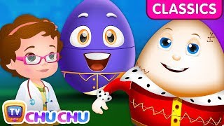 ChuChu TV Classics - Humpty Dumpty Sat on a Wall | Surprise Eggs Nursery Rhymes
