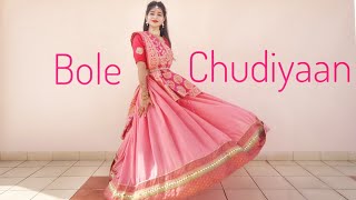 Bole Chudiyaan Dance  Cover | K3G | Same Steps | Vartika Saini Dance | Easy Dance on Bole chudiyaan