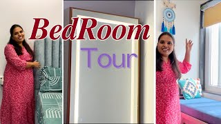 మా కొత్త ఇంటి bedroom tour \u0026 tips || Home Tour || 3BHK Master BedRoom Interiors #home #interiors