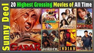 Sunny Deol 20 Highest Earning Indian Movies of All Time | Sunny Deol Top Highest Grossing Films.
