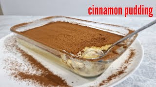 NO COLORİNG NO ADDİTİVES Healthy Homemade Cinnamon Pudding Recipe /// How to make Pudding at home?