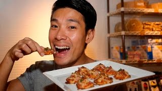 Cooking with Ben Yeo - Kimchi, bacon and cheese canapes