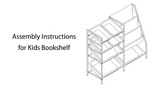 Children's bookshelf installation video