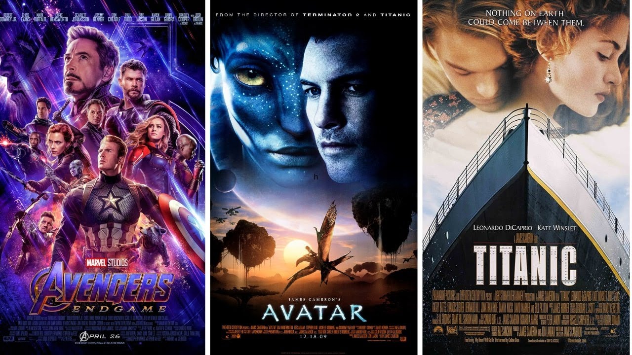 Top10 Highest Grossing Films Of All Time - YouTube