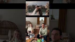 First Time Reacting To Their Wedding Video