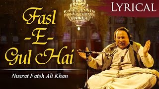 Fasl-E-Gul Hai Sharaab Pii Leejiye by Ustad Nusrat Fateh Ali Khan - Popular Qawwali Song