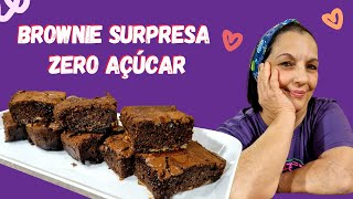 ZERO AÇÚCAR e LOW CARB: O BROWNIE Recheado PERFEITO para o DIABÉTICO