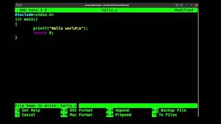 Compiling C program under Ubuntu GNU/Linux