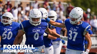 CUW Football Highlights vs. Calvin (Sept. 14, 2024)