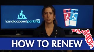 The Ultimate Guide to Renewing a Florida Handicap Placard