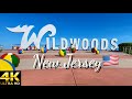 Wildwood New Jersey 🇺🇸 Boardwalk and Morey’s Piers Virtual Tour