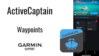 ActiveCaptain | Waypoints | Garmin Support