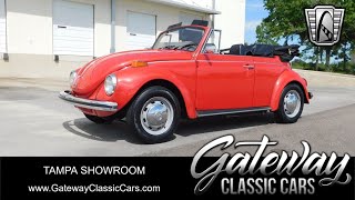 1972 Volkswagen Super Beetle Convertible 2395 Tampa