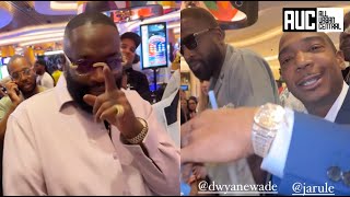 Rick Ross "Playing Chess" Pulls Up On All 50 Cent's Opps Ja Rule, Fat Joe & Dwyane Wade