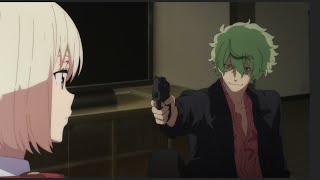 Chisato get caught by Majima | Lycoris Recoil Episode 8 リコリス・リコイル