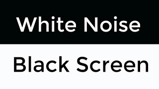 Perfect WHITE Noise \u0026 Black Screen For Deep Sleep || Helps Calm The Mind and Increase Concentration