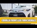 How to Replace 2014-2019 Toyota Corolla Front Signal Light w/ LED Bulb