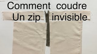 Comment coudre un zip invisible ? Pour jupe ou pantalon, femme ou fille, couture débutant