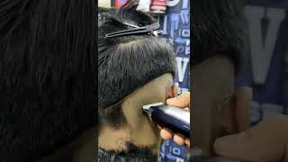 Zero Cut on Long Hair | Stylish | two steps cut | Faded hair cut