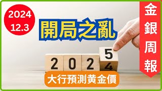 [金銀周報 12.3] 大行預測 2025年黄金價, Elon Musk指聯儲局人手過剩, 央行總裁們正在低調行事, 鮑威爾沉默迎戰, 大家等睇好戲 [#黃金 #白銀 #黄金分析 #白銀分析 #減息]