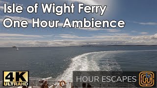 4K Isle of Wight Ferry - from Fishbourne to Portsmouth