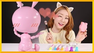 美妆达人们的聚会！帮嘟嘟DIY最美的装扮吧 | 爱丽和故事 EllieAndStory