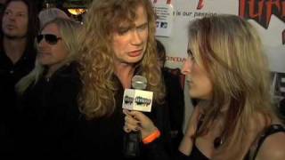 Dave Mustaine at the Revolver Golden Gods Awards!