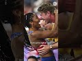 Tara Davis-Woodhall is excited for husband Hunter at the Paralympics #Shorts