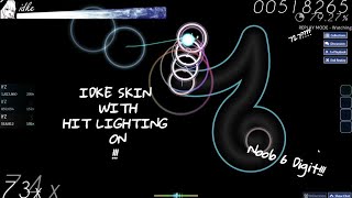 Noob 6-digit barely passes an easy 7* with idke skin + hit lighting