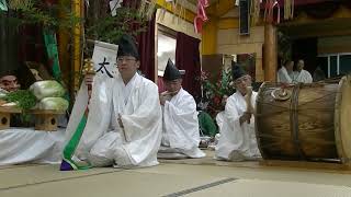 高千穂神楽 下川登 御神屋始め 彦舞 太殿